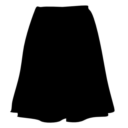 Skirt black shape