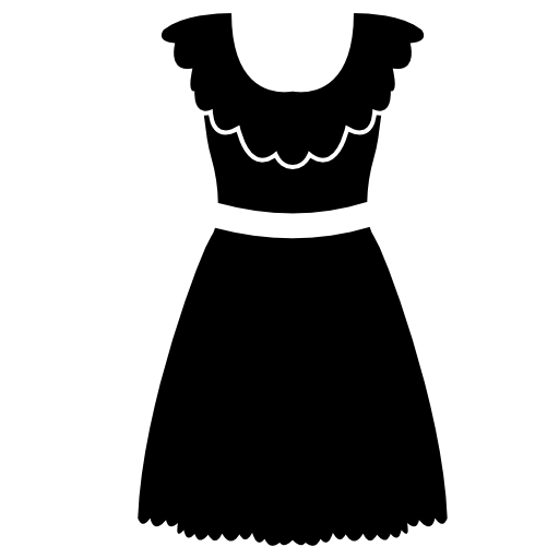 Lace dress with white belt