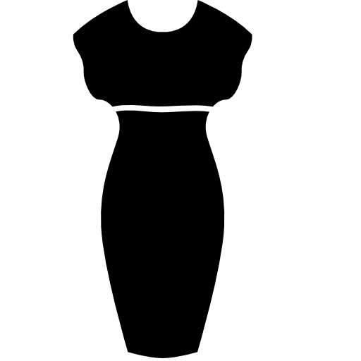 Female sexy dress silhouette