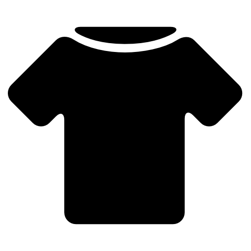 T-shirt black shape