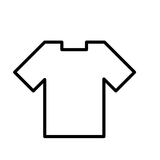 T-shirt thin outline