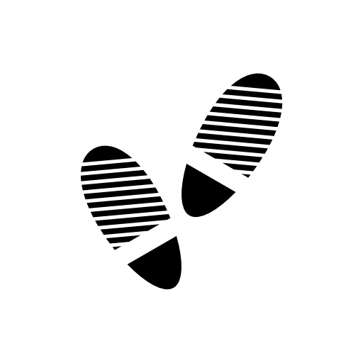 Footprints with shoes variant