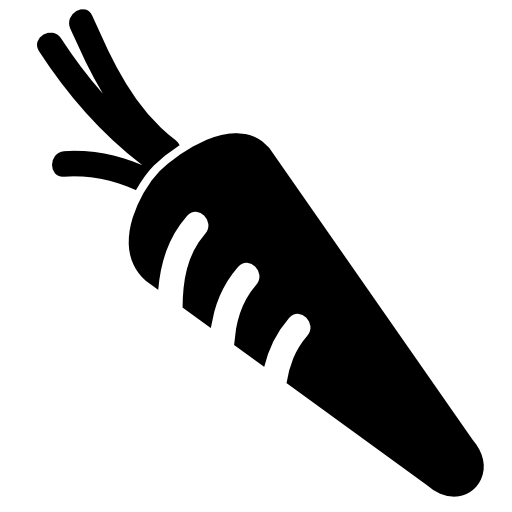 Carrot silhouette