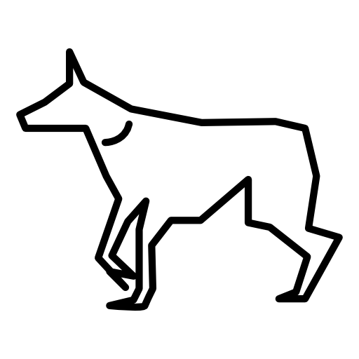 Dog outline