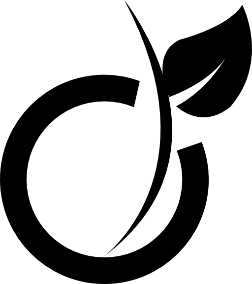 Simple fruit logotype
