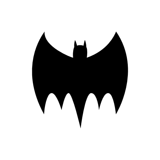 Bat black silhouette