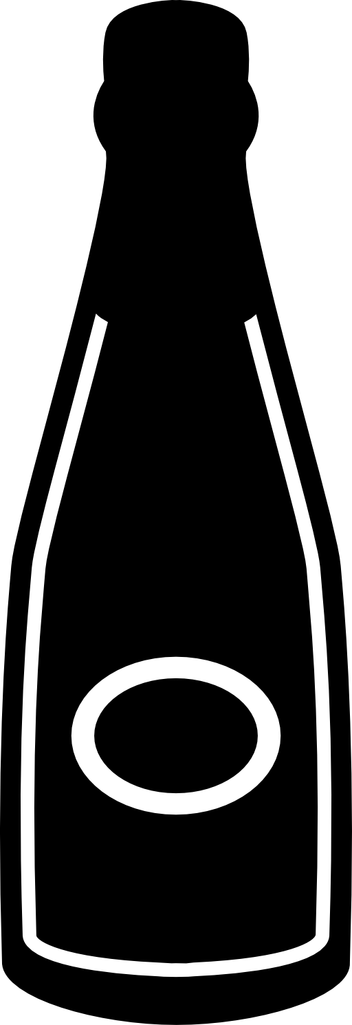 Wine dark bottle