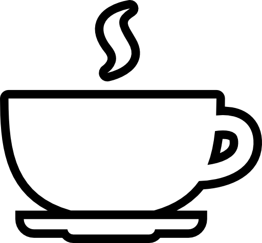 Coffee cup outline
