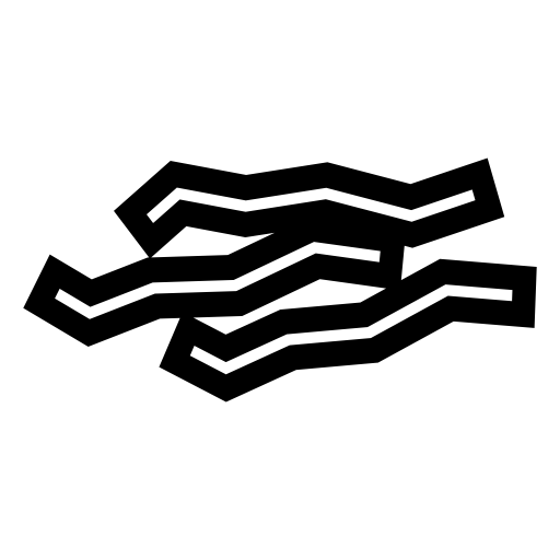 Bacon strips outline