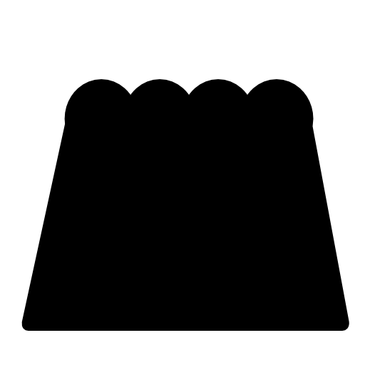 Hot dogs package silhouette in black