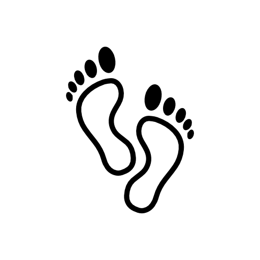 Footprints outline variant