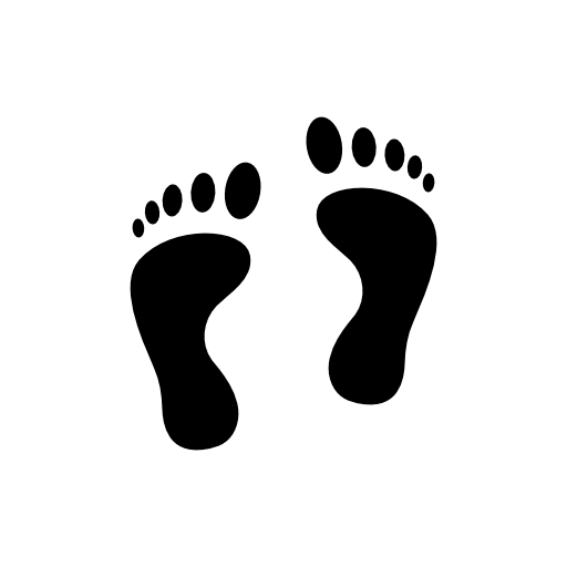 Footprint silhouette