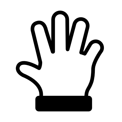 Hand spread gesture