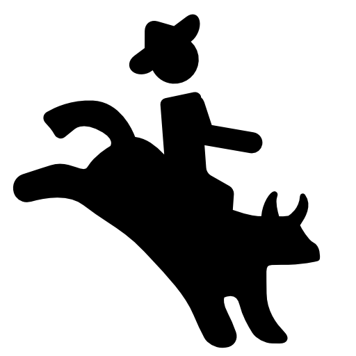 Rodeo silhouette
