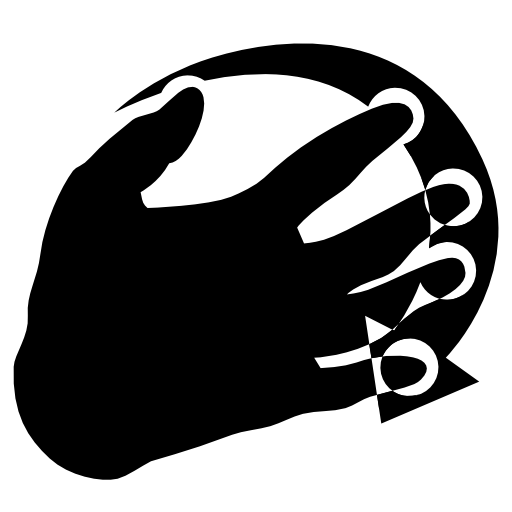Hand movement to right