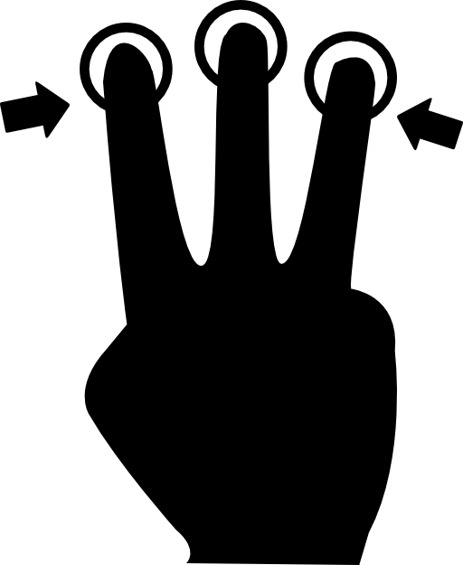 Three fingers hand