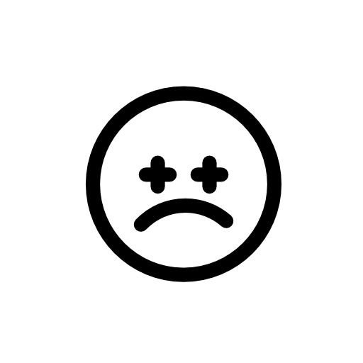 Depressed face