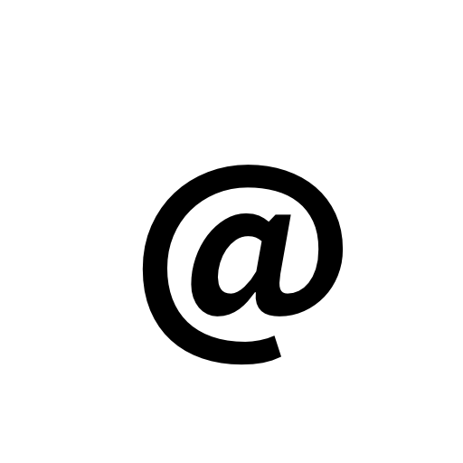 Arroba, IOS 7 interface symbol