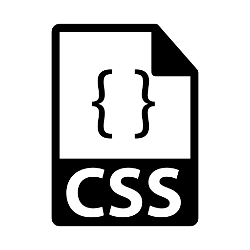 Css file format symbol