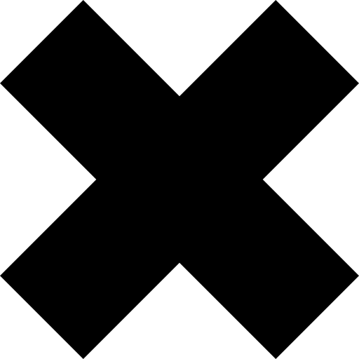 Cancel or close cross symbol