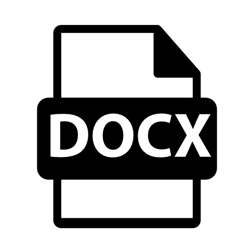 DOCX file format symbol