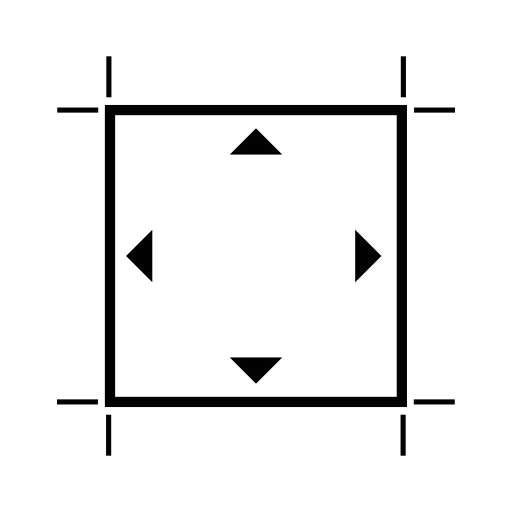 Crosshair variant with navigation arrows