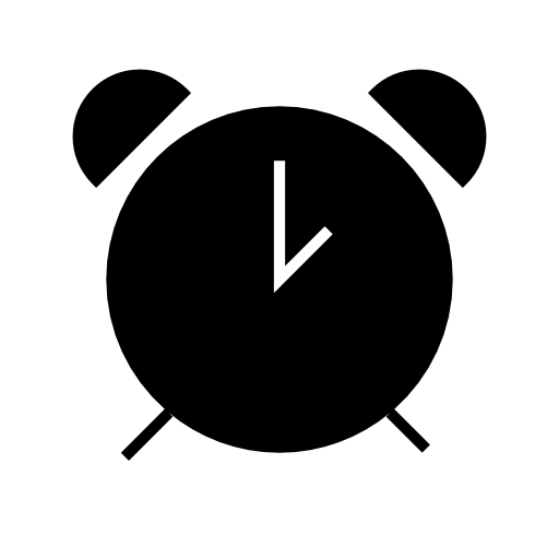 Clock alarm, IOS 7 interface symbol