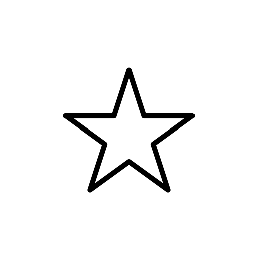 Favourite, star, IOS 7 interface symbol