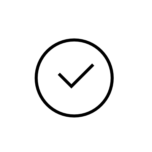 Clock thin line, IOS 7 interface symbol