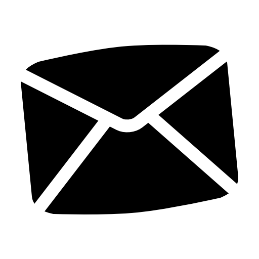 Mail, envelope rotated to left
