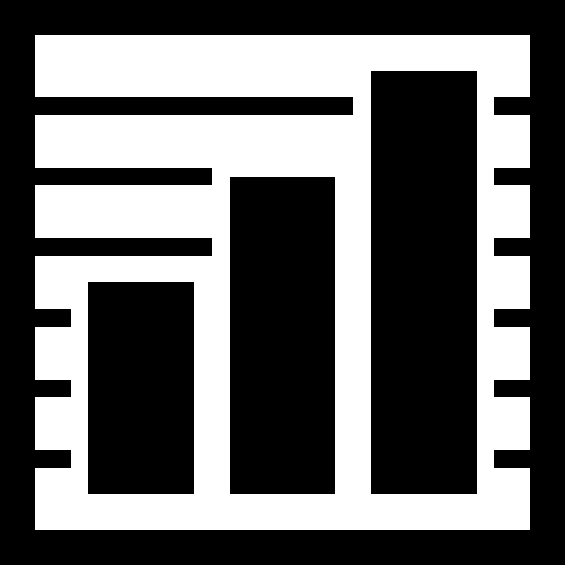 Bars chart in a square