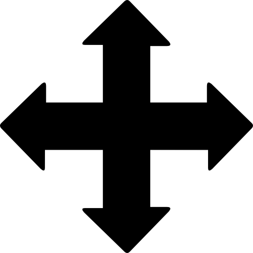All directions arrows