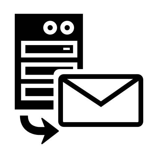 Mail download from server symbol for interface