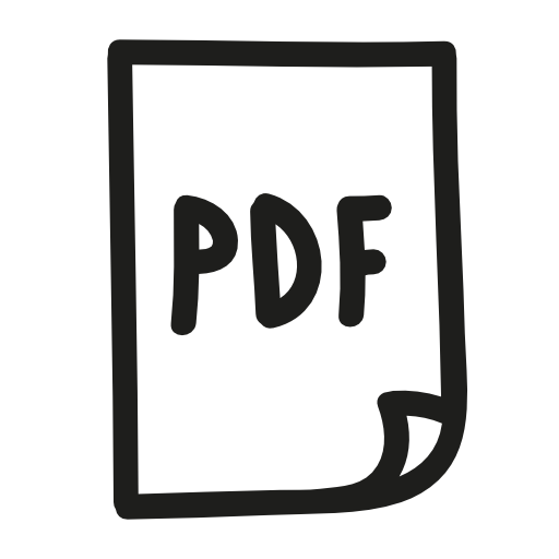 Pdf file hand drawn symbol