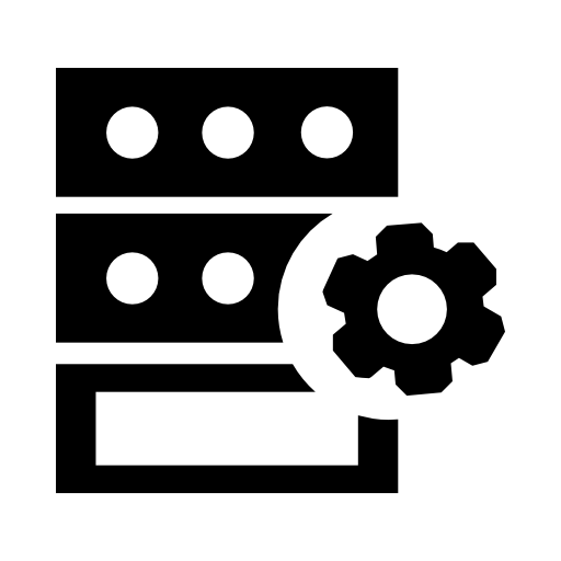 Server settings interface symbol