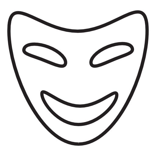 Comedy mask, IOS 7 interface symbol