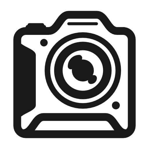 Photo camera square outline variant
