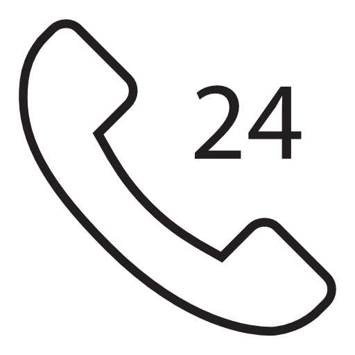 24 Hours call, IOS 7 interface symbol