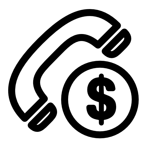 Call cost symbol