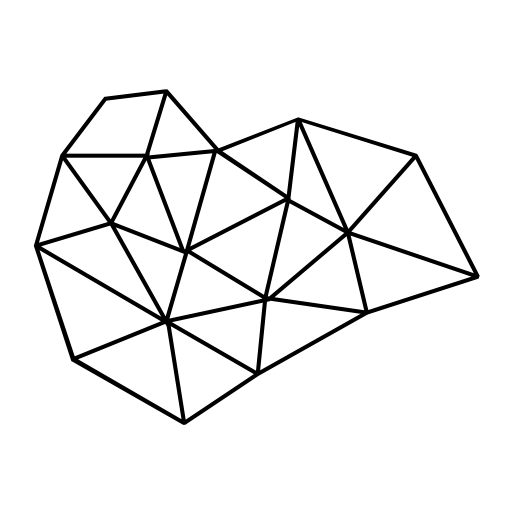 Polygonal chart of triangles
