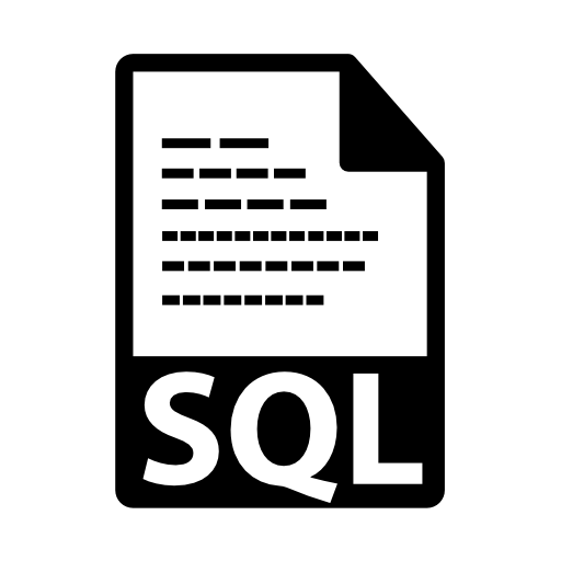 SQL file format symbol