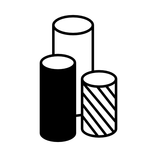 Cylindrical data graphic