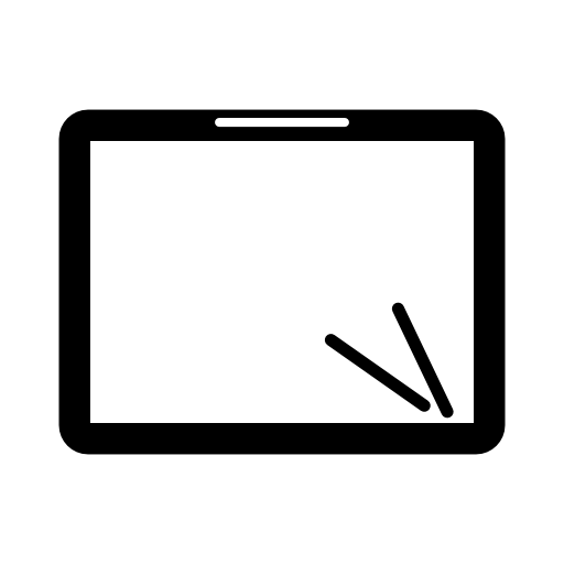 Data writing board interface symbol