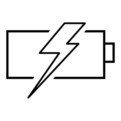 Battery full, IOS 7 interface symbol