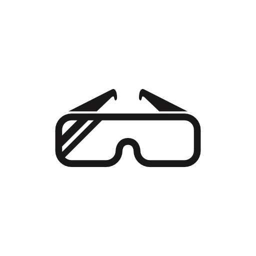 Glasses outline symbol