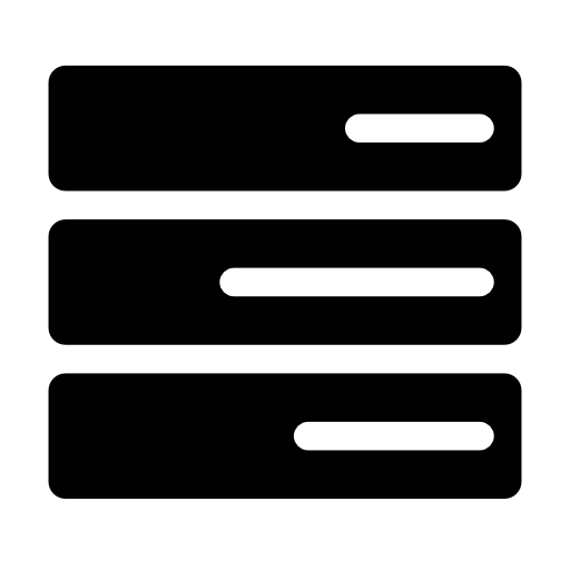 Three rectangles symbol