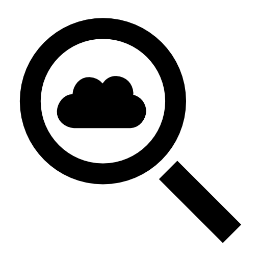 Cloud search interface symbol
