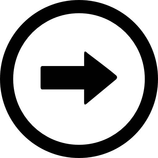Arrow in a circle point to right