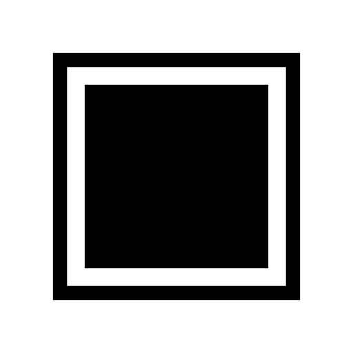 Full display layout interface square symbol