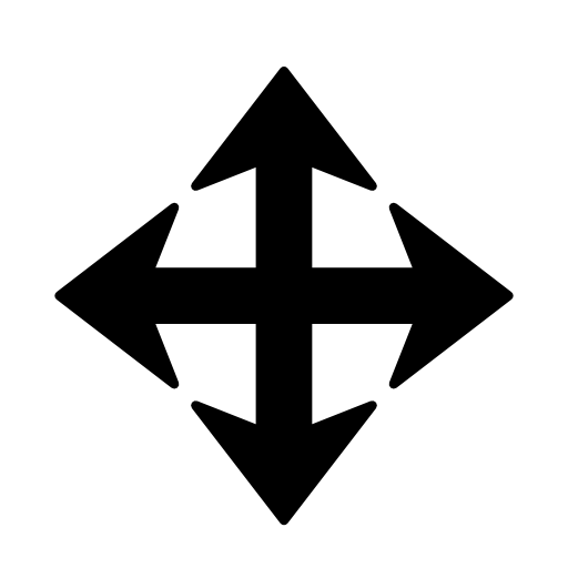Cross variant with arrow edges